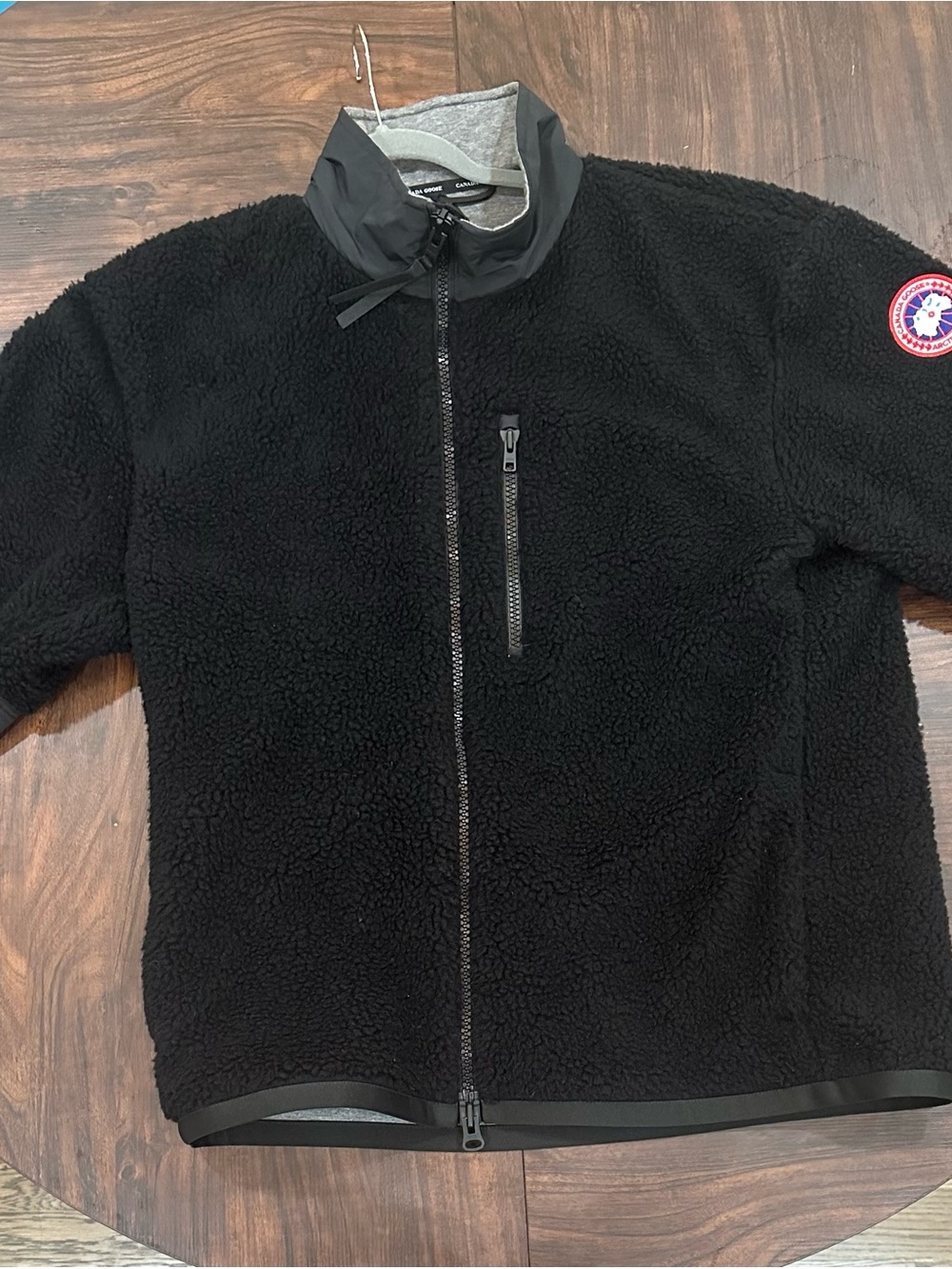 Canada Goose Black Sherpa Fleece Jacket